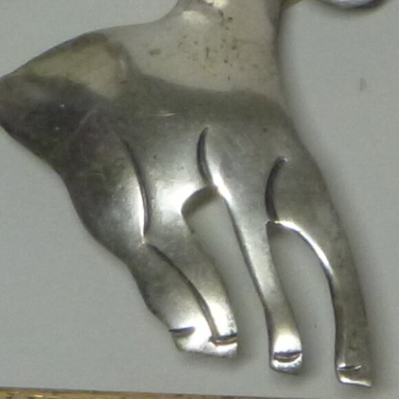 Vintage Sterling Silver J. Alvarez Donkey Brooch  Pin - Picture 3 of 8